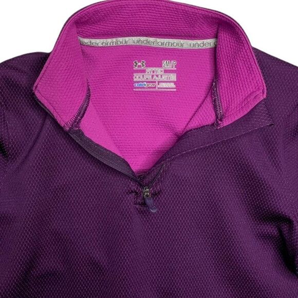 Under Armor Women's Purple Longs Sleeve Lightweight Athletic Jacket SZ SP - Picture 3 of 5